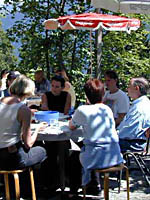 Lunch on the terrasse