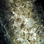 Die Kristallstruktur von einem schlechten Silberguss