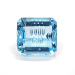 Topaz with concave facets