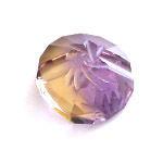 Amethyst-Citrine avec facettes concave