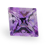 Amethyst with concave facets