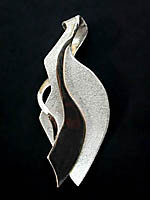 Silver pendent by Marlene Epars
